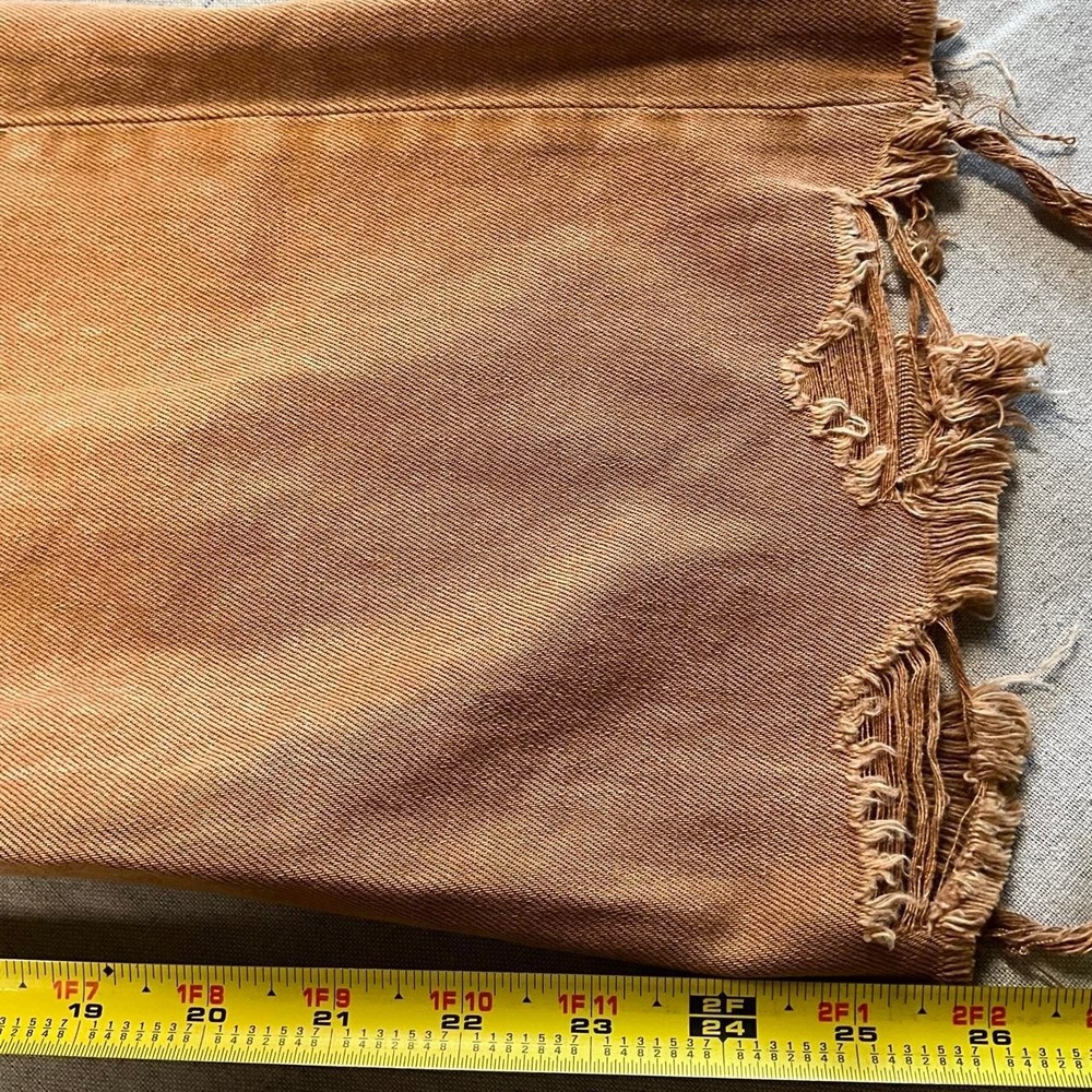 Womens Vervet Brown 100% Cotton Ripped Knees Distressed Jeans (Sz 25) - Picture 5 of 8